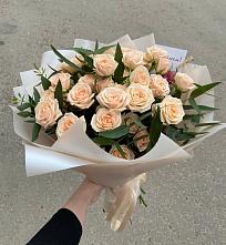 Букет Кремовые розы Латте в Тальменке
