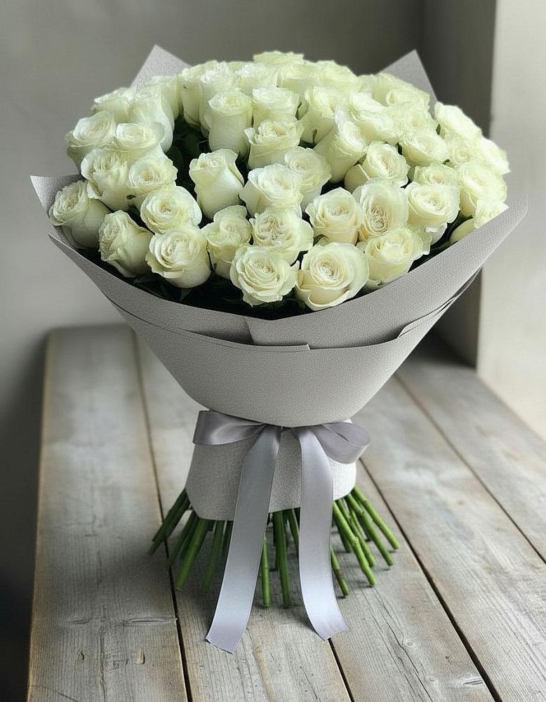 Букет 35 Белых роз в Тальменке