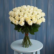 Букет 51 Белая роза Эдлесс Лав #REPLACE_PRED# Тальменке