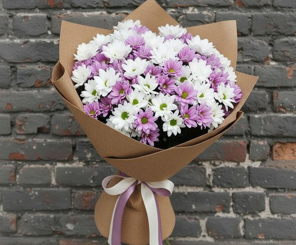 Букет цветов из: Хризантемы в Тальменке