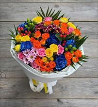 Букет цветов из:  Розы и Хризантемы в Тальменке