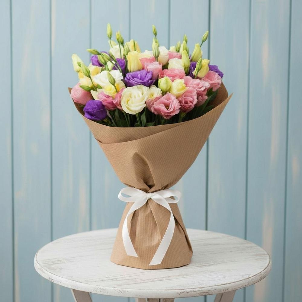 Букет цветов из: Лизиантусы в Тальменке