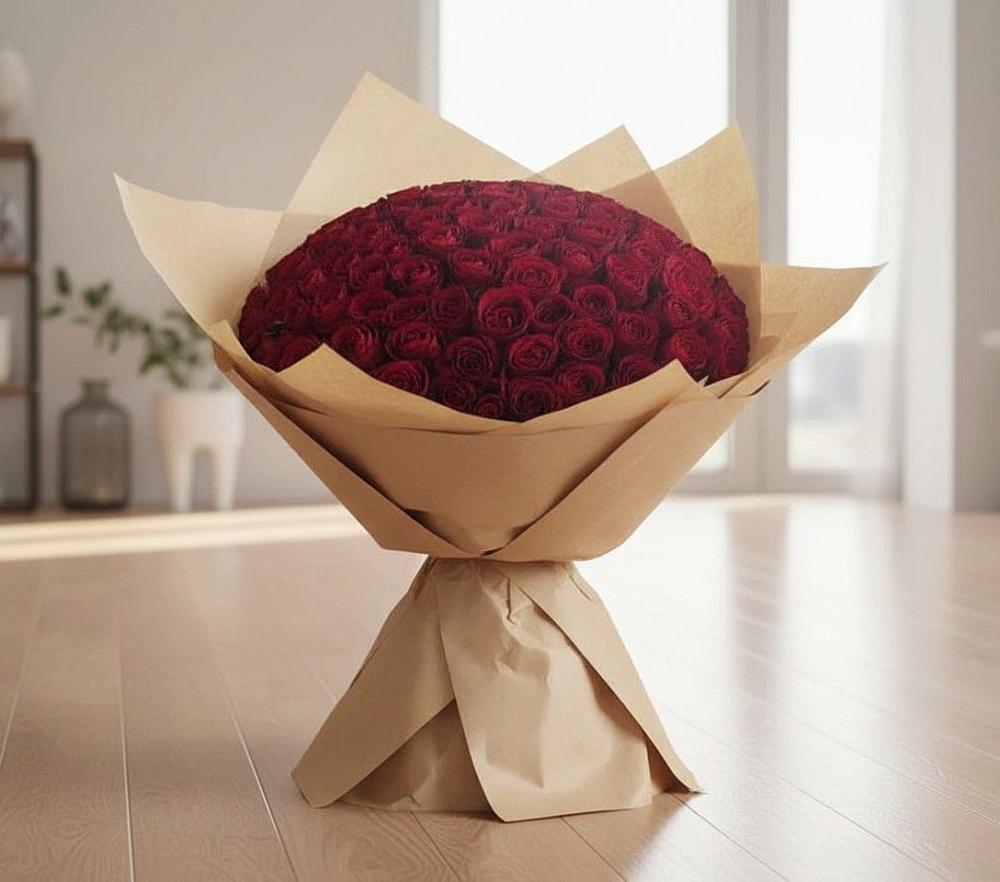 Букет 101 Красная роза в Тальменке