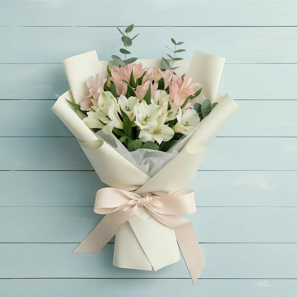 Букет цветов из: Альстромерии в Тальменке