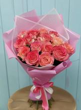 Букет 15 Розовых роз Равель #REPLACE_PRED# Тальменке