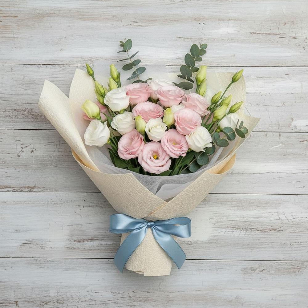 Букет цветов из: Лизиантусы в Тальменке